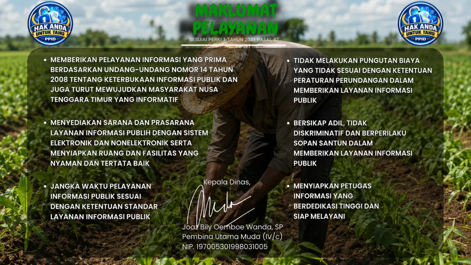 Maklumat Pelayanan